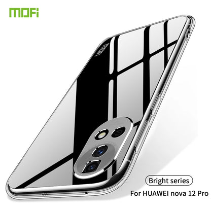 For Huawei nova 12 Pro / 12 Ultra MOFI Ming Series Ultra-thin TPU Phone Case(Transparent) by MOFI