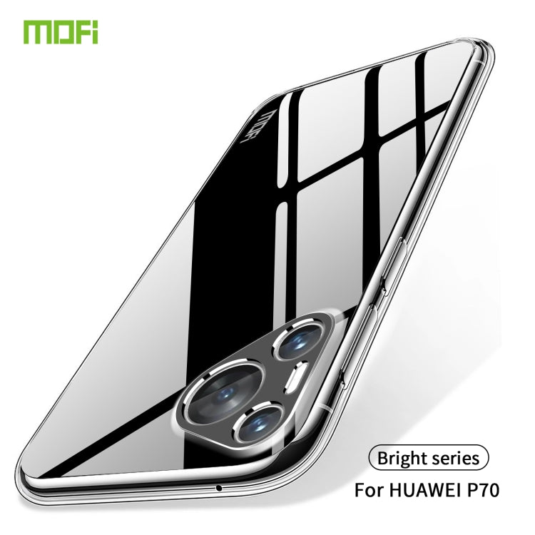 For Huawei P70 MOFI Ming Series Ultra-thin TPU Phone Case(Transparent) - Huawei Cases by MOFI | Online Shopping UK | buy2fix