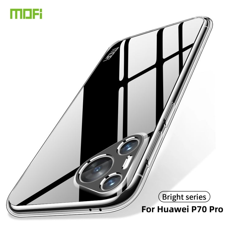 For Huawei Pura 70 Pro MOFI Ming Series Ultra-thin TPU Phone Case(Transparent) - Huawei Cases by MOFI | Online Shopping UK | buy2fix