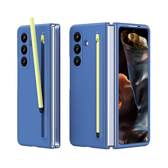 For Galaxy Z Fold8 Ultra 5G Skinfeel Shockproof Phone Case, No Pen(Blue)