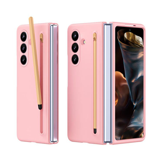For Galaxy Z Fold8 Ultra 5G Skinfeel Shockproof Phone Case, No Pen(Pink)