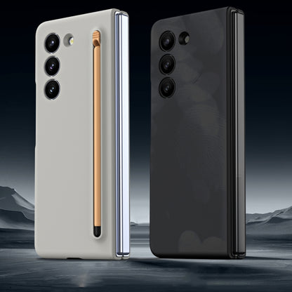 For Samsung Galaxy Z Fold6 Skinfeel Shockproof Phone Case, No Pen(Blue) - Galaxy Z Fold6 5G Cases by buy2fix | Online Shopping UK | buy2fix