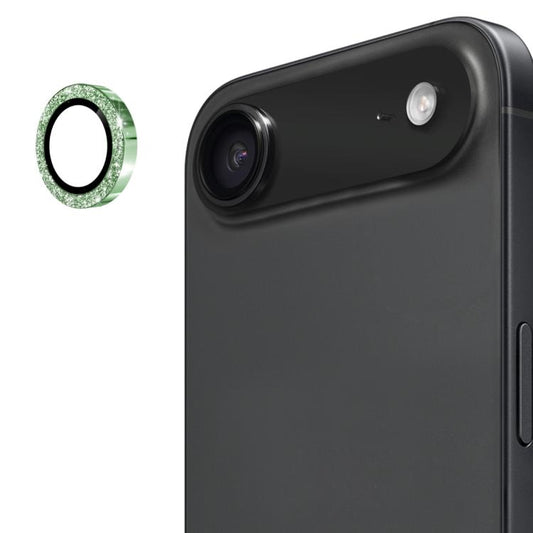 For iPhone Air ENKAY Hat-Prince Glitter Rear Lens Aluminium Alloy Tempered Glass Film(Deep Green) - iPhone Air Tempered Glass by ENKAY | Online Shopping UK | buy2fix