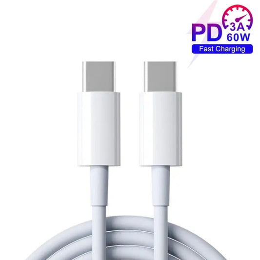XJ-97 60W 3A USB-C / Type-C to Type-C Fast Charging Data Cable, Cable Length:0.5m by buy2fix