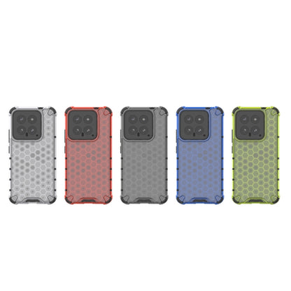 For Xiaomi 14 Shockproof Honeycomb Phone Case(Green) - 14 Cases by buy2fix | Online Shopping UK | buy2fix