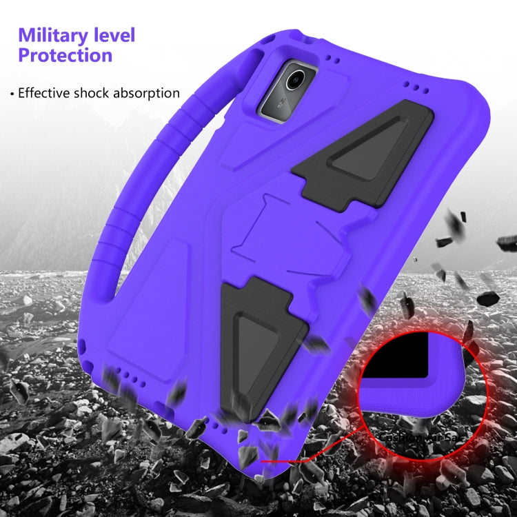 For Lenovo Tab M11 /Xiaoxin Pad 11 2024 EVA Shockproof Tablet Case with Holder(Purple) - Lenovo by buy2fix | Online Shopping UK | buy2fix