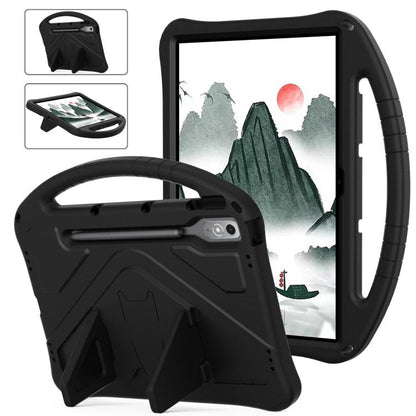 For Lenovo Xiaoxin Pad Pro 12.7 2025 EVA Shockproof Tablet Case with Holder(Black) - Lenovo by buy2fix | Online Shopping UK | buy2fix