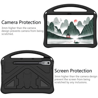 For Lenovo Xiaoxin Pad Pro 12.7 2025 EVA Shockproof Tablet Case with Holder(Black) - Lenovo by buy2fix | Online Shopping UK | buy2fix