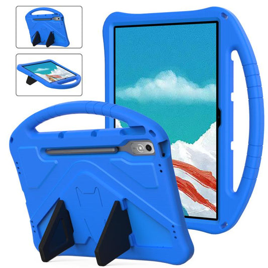 For Lenovo Xiaoxin Pad Pro 12.7 2025 EVA Shockproof Tablet Case with Holder(Blue) - Lenovo by buy2fix | Online Shopping UK | buy2fix