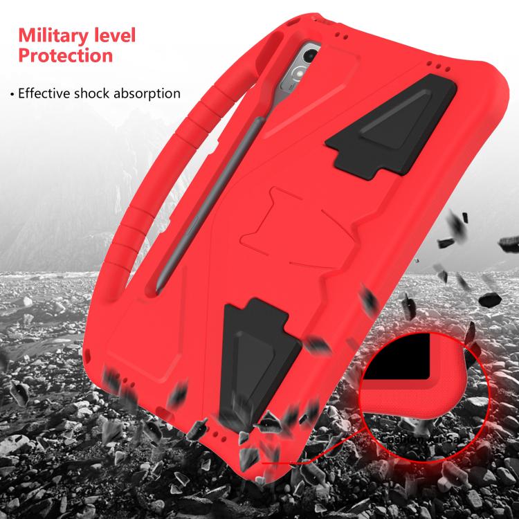 For Lenovo Xiaoxin Pad Pro 12.7 2025 EVA Shockproof Tablet Case with Holder(Red) - Lenovo by buy2fix | Online Shopping UK | buy2fix