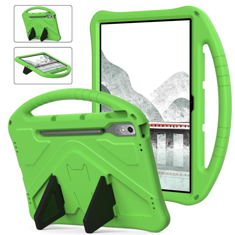 For Lenovo Xiaoxin Pad Pro 12.7 2025 EVA Shockproof Tablet Case with Holder(Green) - Lenovo by buy2fix | Online Shopping UK | buy2fix