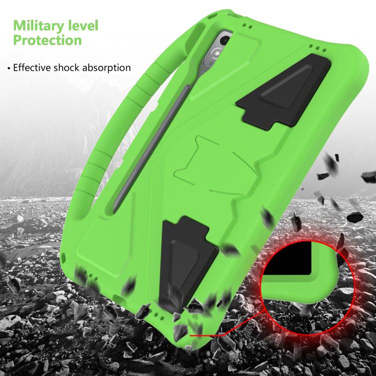 For Lenovo Xiaoxin Pad Pro 12.7 2025 EVA Shockproof Tablet Case with Holder(Green) - Lenovo by buy2fix | Online Shopping UK | buy2fix