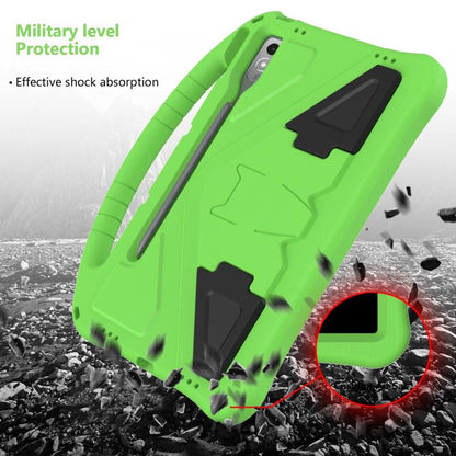 For Lenovo Xiaoxin Pad Pro 12.7 2025 EVA Shockproof Tablet Case with Holder(Green) - Lenovo by buy2fix | Online Shopping UK | buy2fix