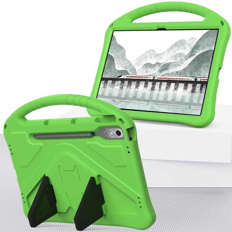 For Lenovo Xiaoxin Pad Pro 12.7 2025 EVA Shockproof Tablet Case with Holder(Green) - Lenovo by buy2fix | Online Shopping UK | buy2fix