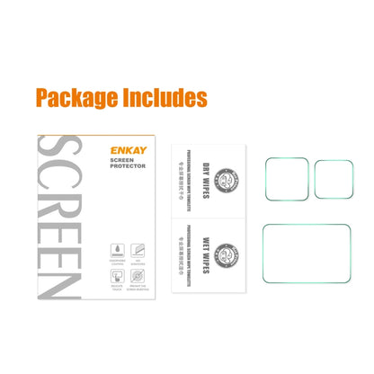 For GoPro HERO12 Black ENKAY Hat-Prince 9H 0.2mm High Alumina-silicon Front ＆ Back Camera Tempered Glass Film by ENKAY