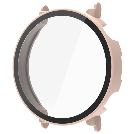 For Huawei Watch GT 4 46mm PC + Tempered Film Integrated Watch Protective Case(Pink) by buy2fix