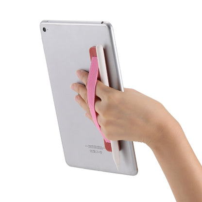 For iPad Retro Pencil-in Wristband(Pink) - Hand-Sticking Bracket by buy2fix | Online Shopping UK | buy2fix