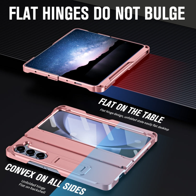 For Samsung Galaxy Z Fold6 5G Diamond Case-film Integral Hinge Shockproof Phone Case with Pen(Pink) - Galaxy Z Fold6 5G Cases by buy2fix | Online Shopping UK | buy2fix