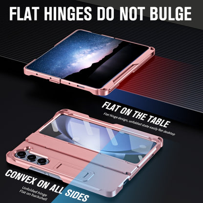For Samsung Galaxy Z Fold6 5G Diamond Case-film Integral Hinge Shockproof Phone Case with Pen(Pink) - Galaxy Z Fold6 5G Cases by buy2fix | Online Shopping UK | buy2fix