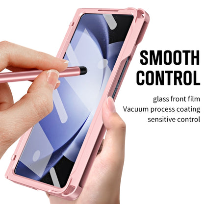 For Samsung Galaxy Z Fold6 5G Diamond Case-film Integral Hinge Shockproof Phone Case with Pen(Pink) - Galaxy Z Fold6 5G Cases by buy2fix | Online Shopping UK | buy2fix