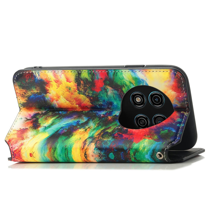 For Ulefone Note 15 CaseNeo Colorful Magnetic Leather Phone Case(Colorful Cloud) by buy2fix