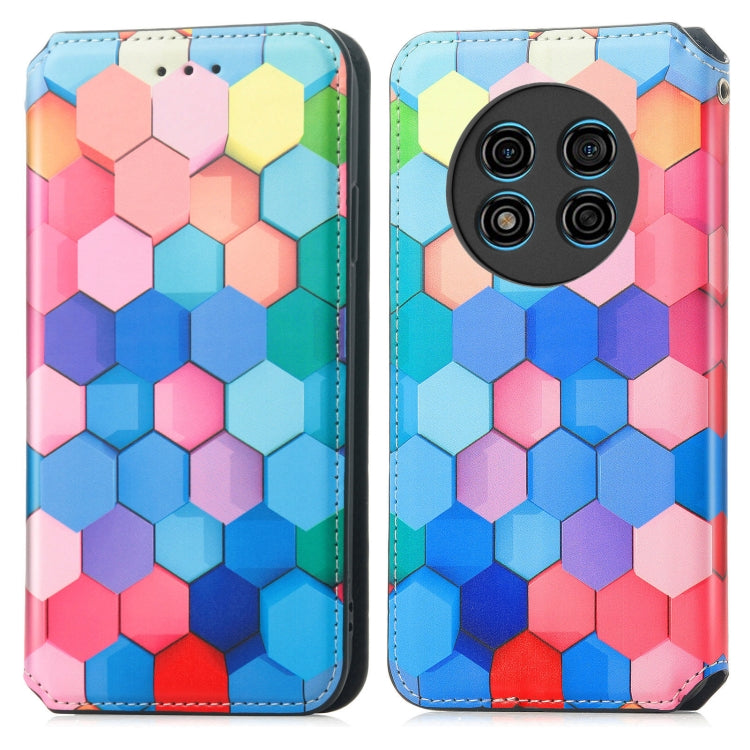 For Ulefone Note 15 CaseNeo Colorful Magnetic Leather Phone Case(Colorful Cube) by buy2fix