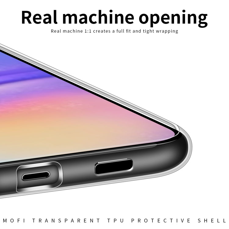 For Samsung Galaxy A05 MOFI Ming Series Ultra-thin TPU Phone Case(Transparent) by MOFI