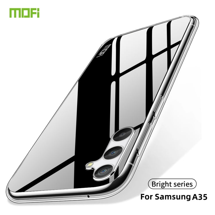 For Samsung Galaxy A35 MOFI Ming Series Ultra-thin TPU Phone Case(Transparent) by MOFI