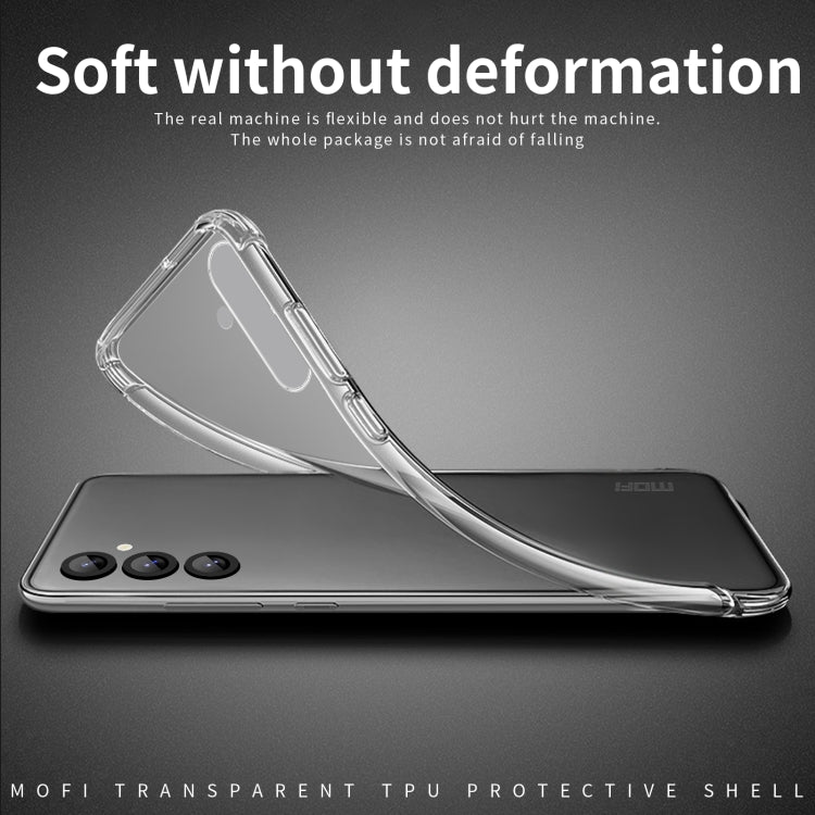 For Samsung Galaxy S25 5G MOFI Ming Series Ultra-thin TPU Phone Case(Transparent) by MOFI