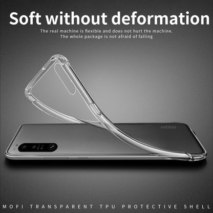 For Sony Xperia 1 VI MOFI Ming Series Ultra-thin TPU Phone Case(Transparent) - Sony Cases by MOFI | Online Shopping UK | buy2fix