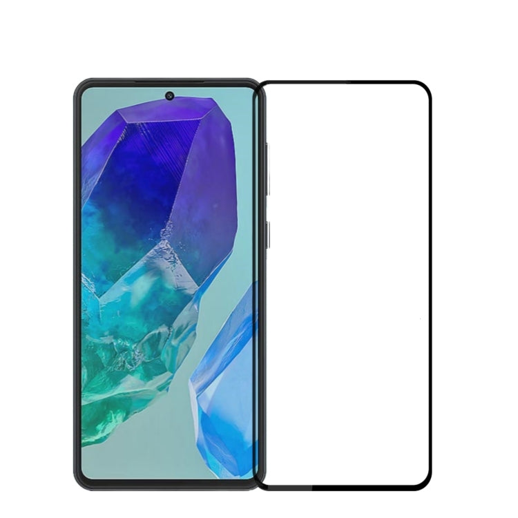 For Samsung Galaxy M55 MOFI 9H 2.5D Full Screen Tempered Glass Film(Black) by MOFI