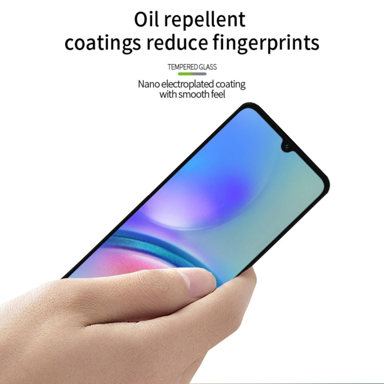 For Samsung Galaxy A05s PINWUYO 9H 2.5D Full Screen Tempered Glass Film(Black) by PINWUYO