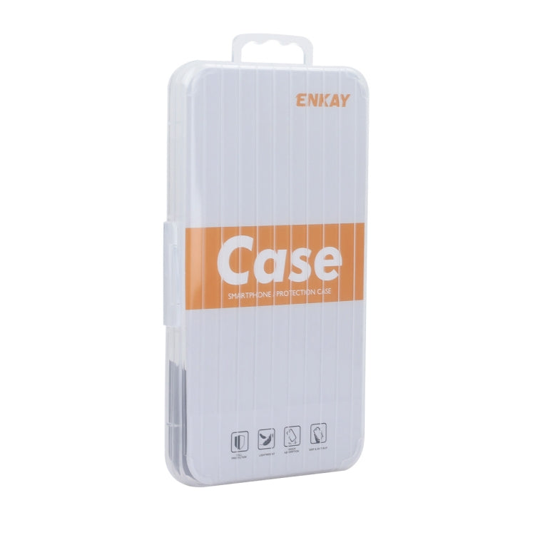 For iPhone 15 Pro Max ENKAY MagSafe Matte TPU Phone Case with Lens Film(Blue) - iPhone 15 Pro Max Cases by ENKAY | Online Shopping UK | buy2fix