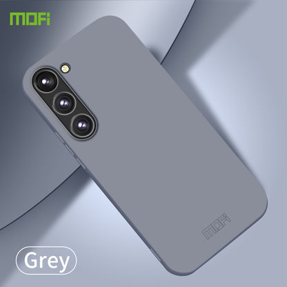 For Samsung Galaxy S23+ 5G MOFI Qin Series Skin Feel All-inclusive PC Phone Case(Gray) - Galaxy Phone Cases by MOFI | Online Shopping UK | buy2fix