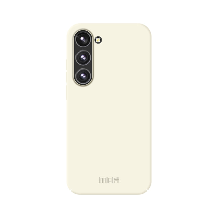 For Samsung Galaxy S23+ 5G MOFI Qin Series Skin Feel All-inclusive PC Phone Case(Beige) - Galaxy Phone Cases by MOFI | Online Shopping UK | buy2fix