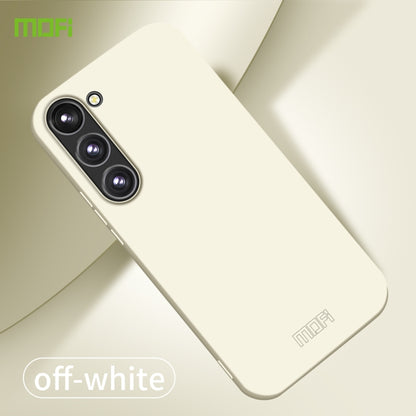 For Samsung Galaxy S23+ 5G MOFI Qin Series Skin Feel All-inclusive PC Phone Case(Beige) - Galaxy Phone Cases by MOFI | Online Shopping UK | buy2fix