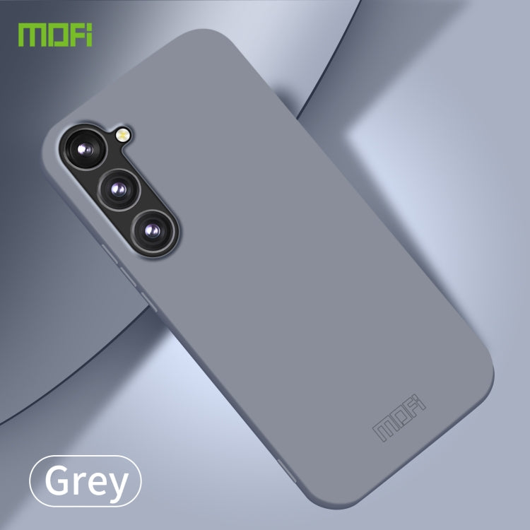 For Samsung Galaxy S23 FE 5G MOFI Qin Series Skin Feel All-inclusive PC Phone Case(Gray) - Galaxy Phone Cases by MOFI | Online Shopping UK | buy2fix