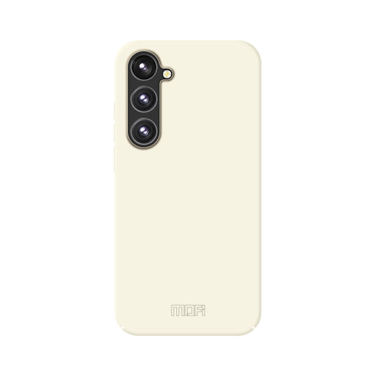 For Samsung Galaxy S23 FE 5G MOFI Qin Series Skin Feel All-inclusive PC Phone Case(Beige) - Galaxy Phone Cases by MOFI | Online Shopping UK | buy2fix