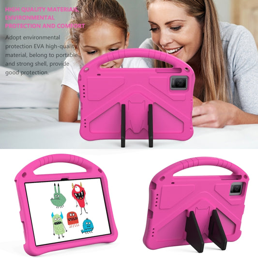 For Blackview Tab 11 WiFi 2023 / SE / 2021 EVA Shockproof Tablet Case with Holder(Rose Red) by buy2fix