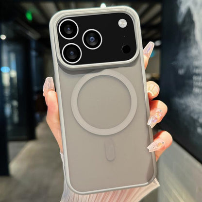 For iPhone 17 Pro Transparent TPU Hybrid PC Magsafe Phone Case(Grey) - iPhone 17 Pro Cases by buy2fix | Online Shopping UK | buy2fix