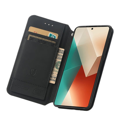 For Xiaomi Redmi Note 13 5G CaseNeo Colorful Magnetic Leather Phone Case(Emeralds) - Note 13 Cases by buy2fix | Online Shopping UK | buy2fix