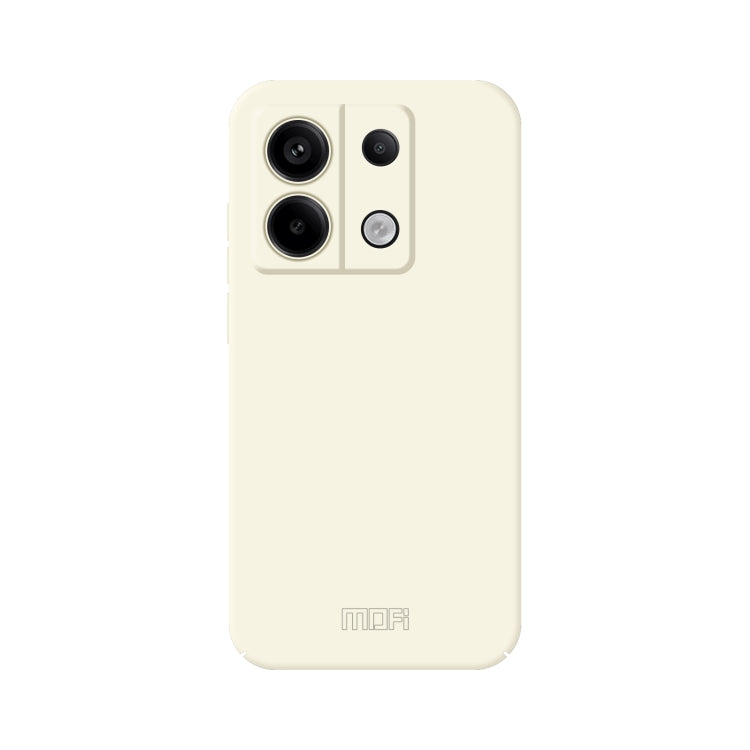 For Xiaomi Redmi Note 13 MOFI Qin Series Skin Feel All-inclusive PC Phone Case(Beige) - Note 13 Cases by MOFI | Online Shopping UK | buy2fix