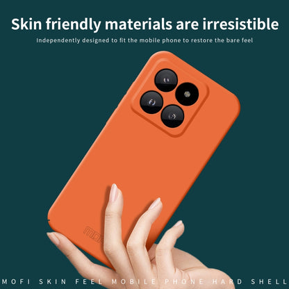 For Xiaomi 14 Pro MOFI Qin Series Skin Feel All-inclusive PC Phone Case(Gray) - 14 Pro Cases by MOFI | Online Shopping UK | buy2fix