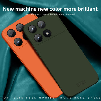 For Xiaomi Redmi K70E MOFI Qin Series Skin Feel All-inclusive PC Phone Case(Black) - K70E Cases by MOFI | Online Shopping UK | buy2fix