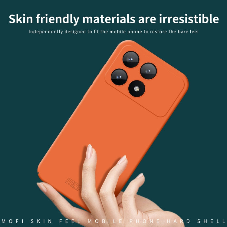 For Xiaomi Redmi K70E MOFI Qin Series Skin Feel All-inclusive PC Phone Case(Black) - K70E Cases by MOFI | Online Shopping UK | buy2fix