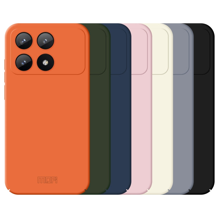 For Xiaomi Redmi K70E MOFI Qin Series Skin Feel All-inclusive PC Phone Case(Gray) - K70E Cases by MOFI | Online Shopping UK | buy2fix
