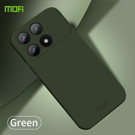 For Xiaomi Redmi K70E MOFI Qin Series Skin Feel All-inclusive PC Phone Case(Green) by MOFI