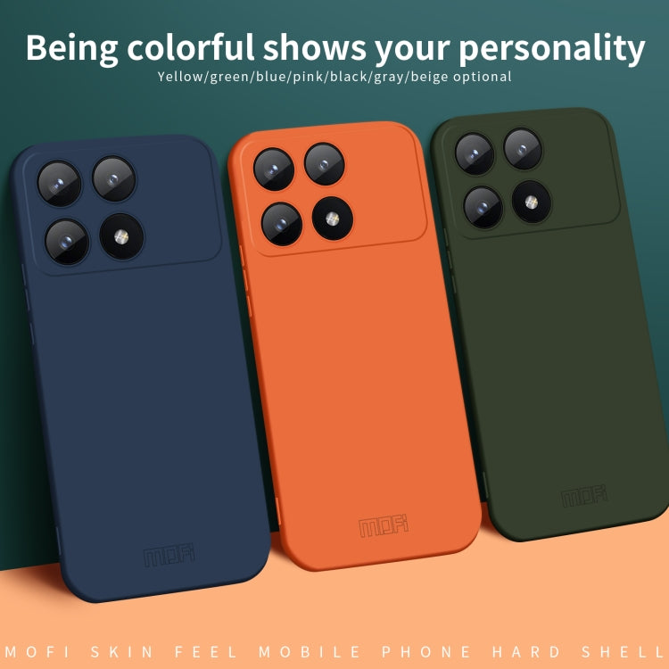For Xiaomi Redmi K70E MOFI Qin Series Skin Feel All-inclusive PC Phone Case(Green) - K70E Cases by MOFI | Online Shopping UK | buy2fix