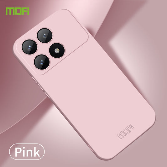 For Xiaomi Redmi K70E MOFI Qin Series Skin Feel All-inclusive PC Phone Case(Pink) by MOFI