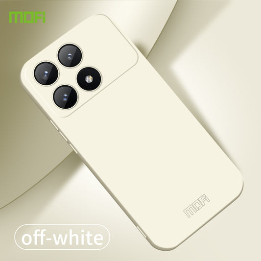 For Xiaomi Redmi K70E MOFI Qin Series Skin Feel All-inclusive PC Phone Case(Beige) by MOFI
